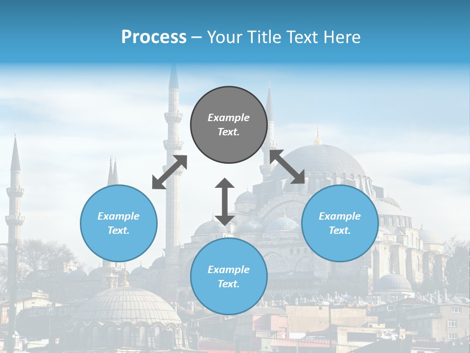 Sky Asian Mosque PowerPoint Template