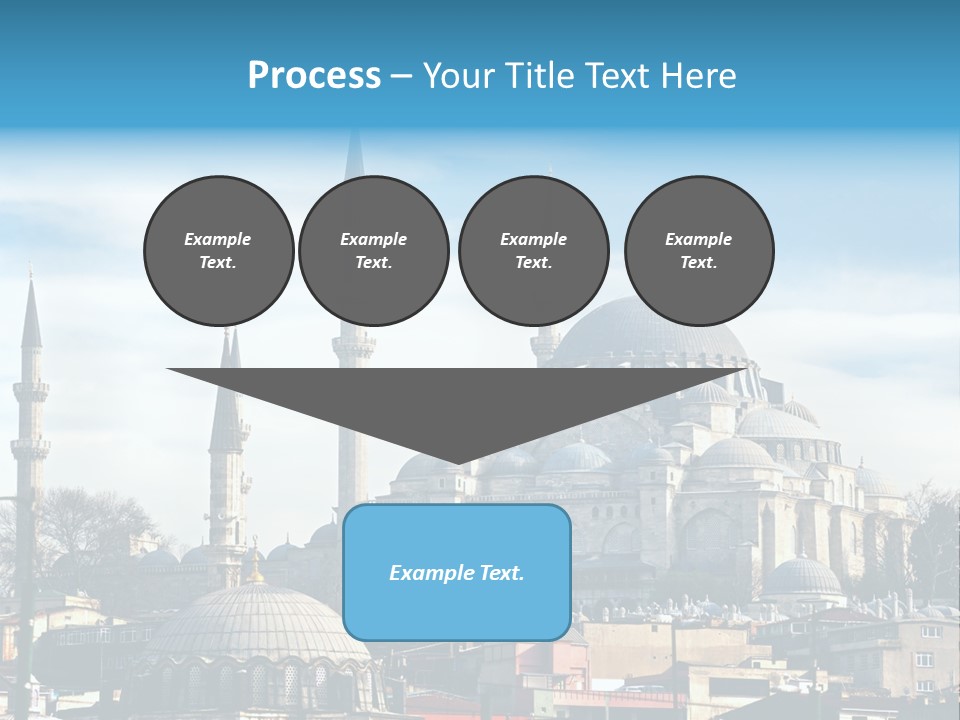 Sky Asian Mosque PowerPoint Template