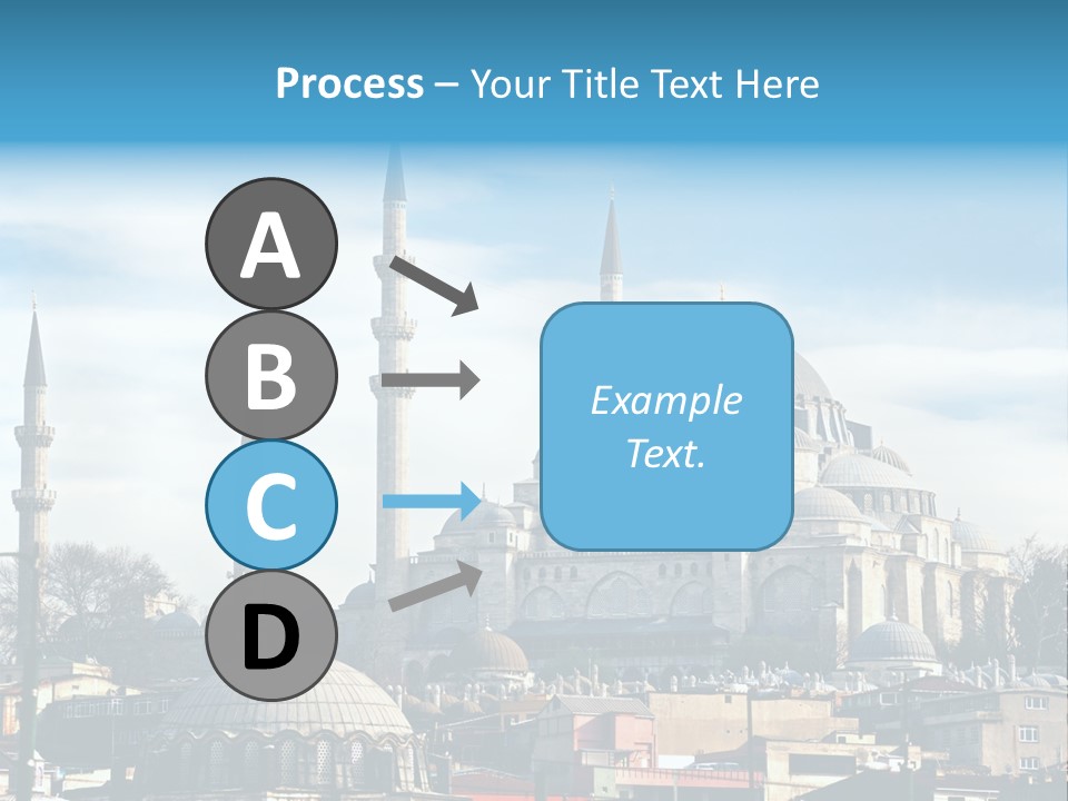 Sky Asian Mosque PowerPoint Template