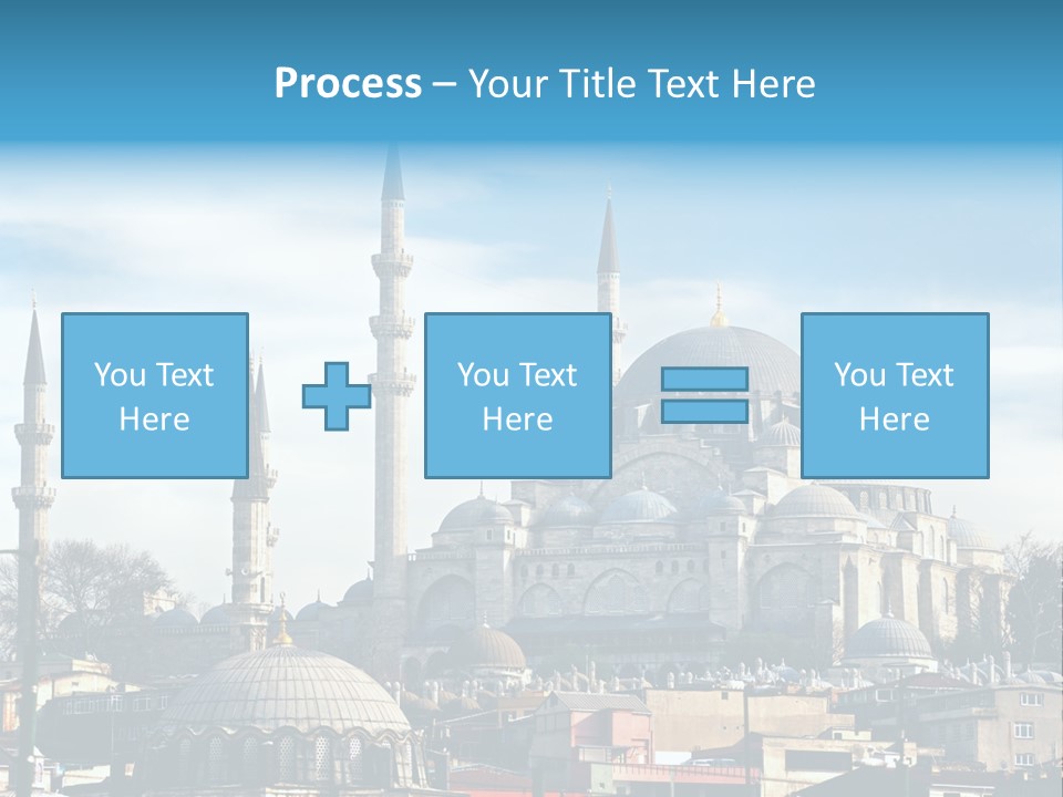 Sky Asian Mosque PowerPoint Template