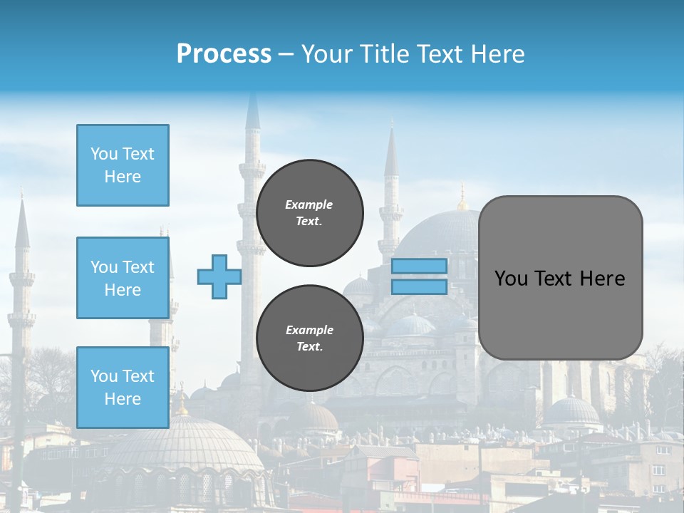 Sky Asian Mosque PowerPoint Template