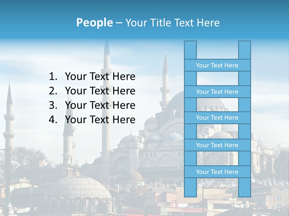 Sky Asian Mosque PowerPoint Template
