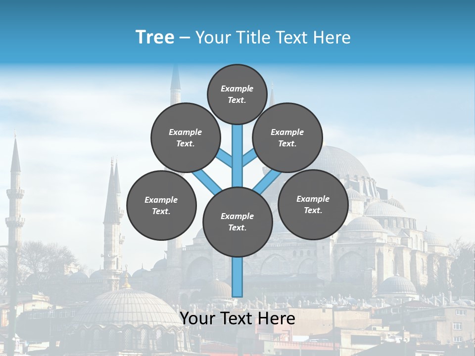 Sky Asian Mosque PowerPoint Template