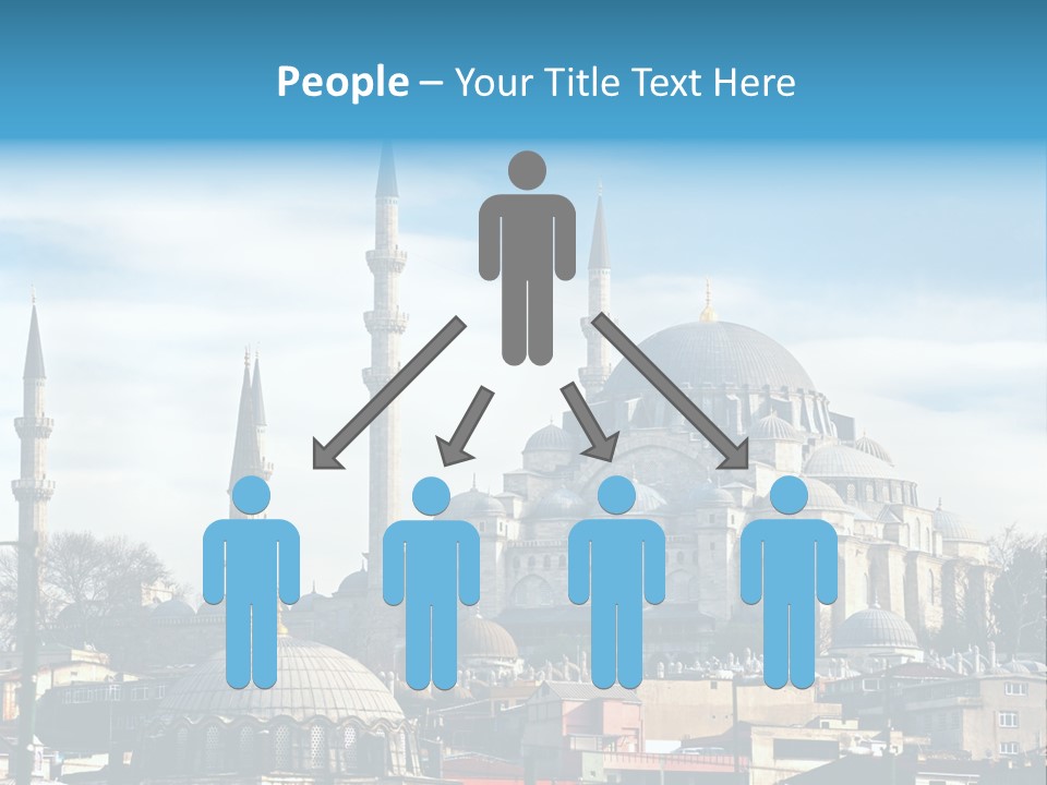 Sky Asian Mosque PowerPoint Template
