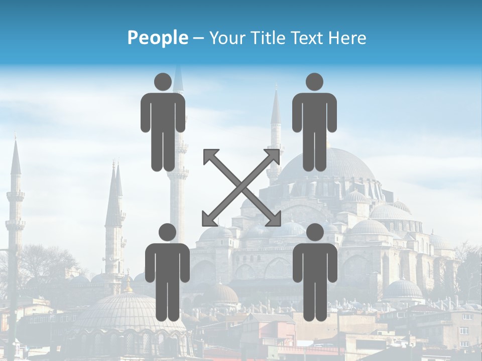 Sky Asian Mosque PowerPoint Template