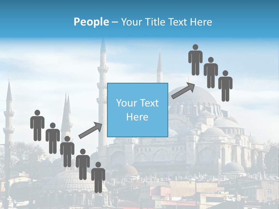 Sky Asian Mosque PowerPoint Template