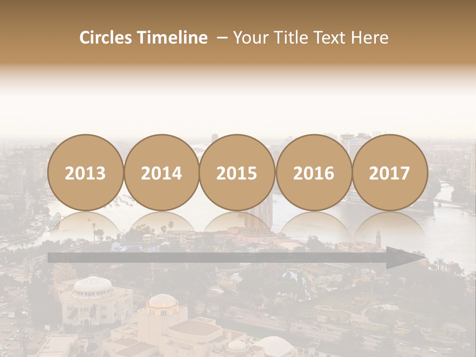 Cityscape Panoramic Town PowerPoint Template