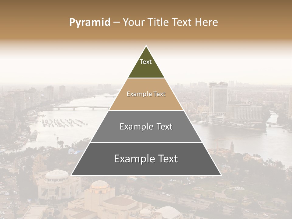 Cityscape Panoramic Town PowerPoint Template