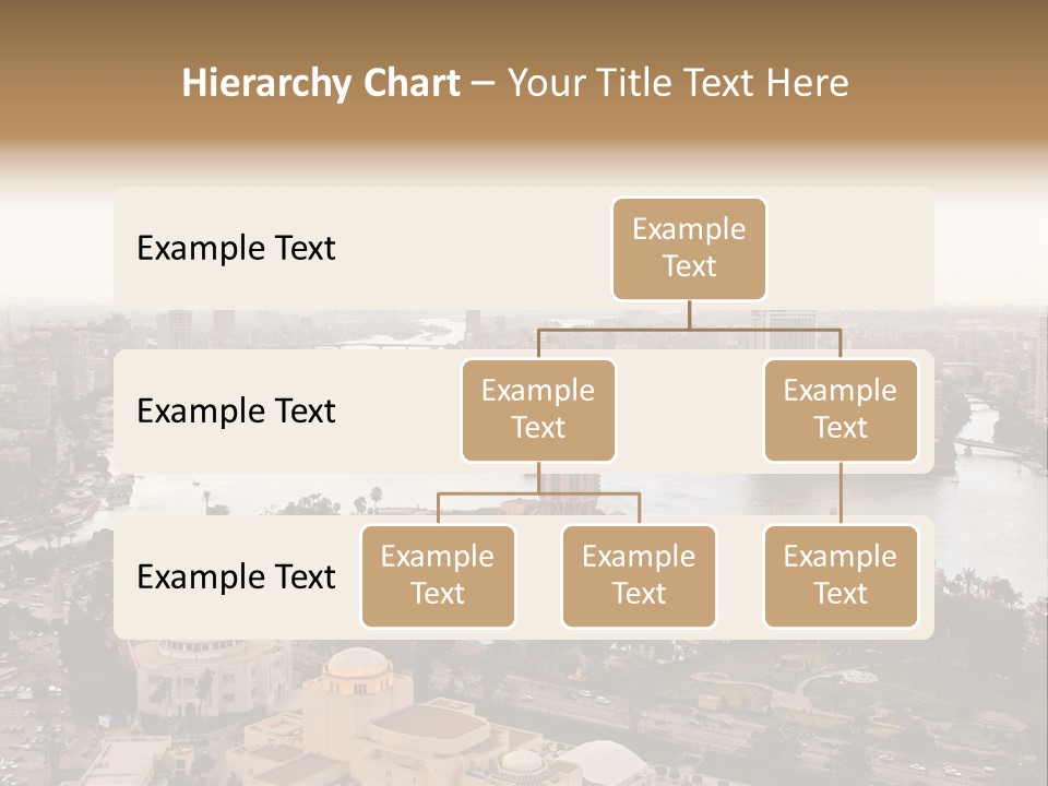 Cityscape Panoramic Town PowerPoint Template