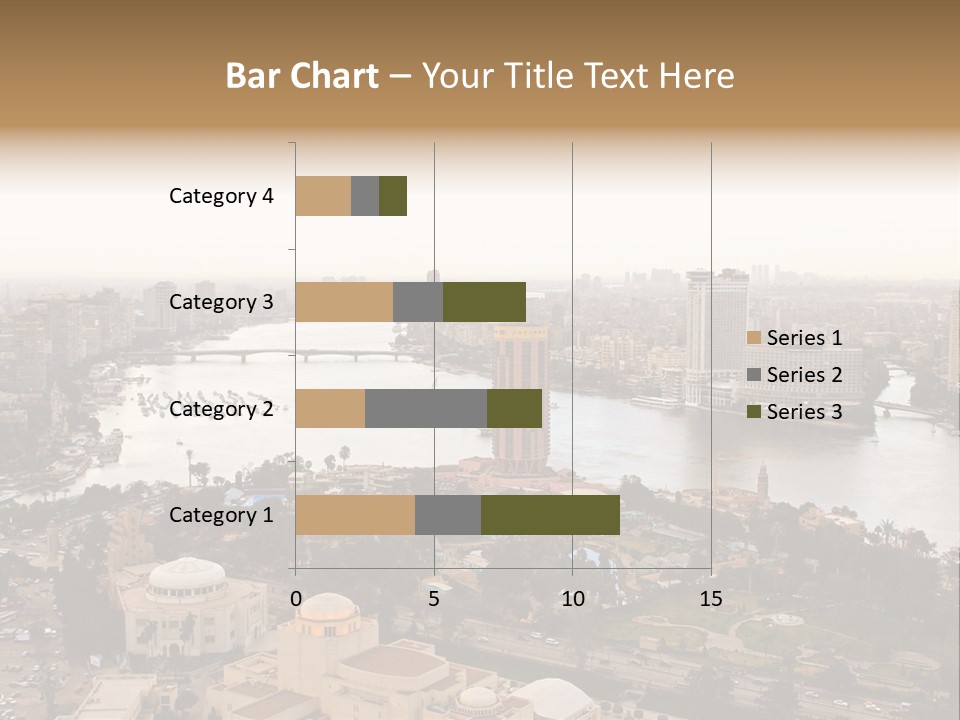 Cityscape Panoramic Town PowerPoint Template