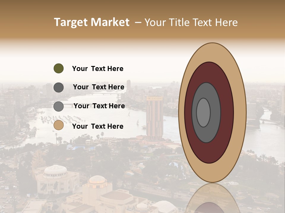 Cityscape Panoramic Town PowerPoint Template