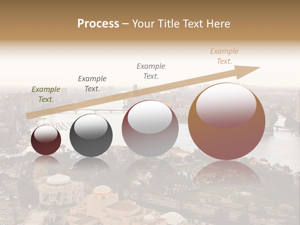 Cityscape Panoramic Town PowerPoint Template