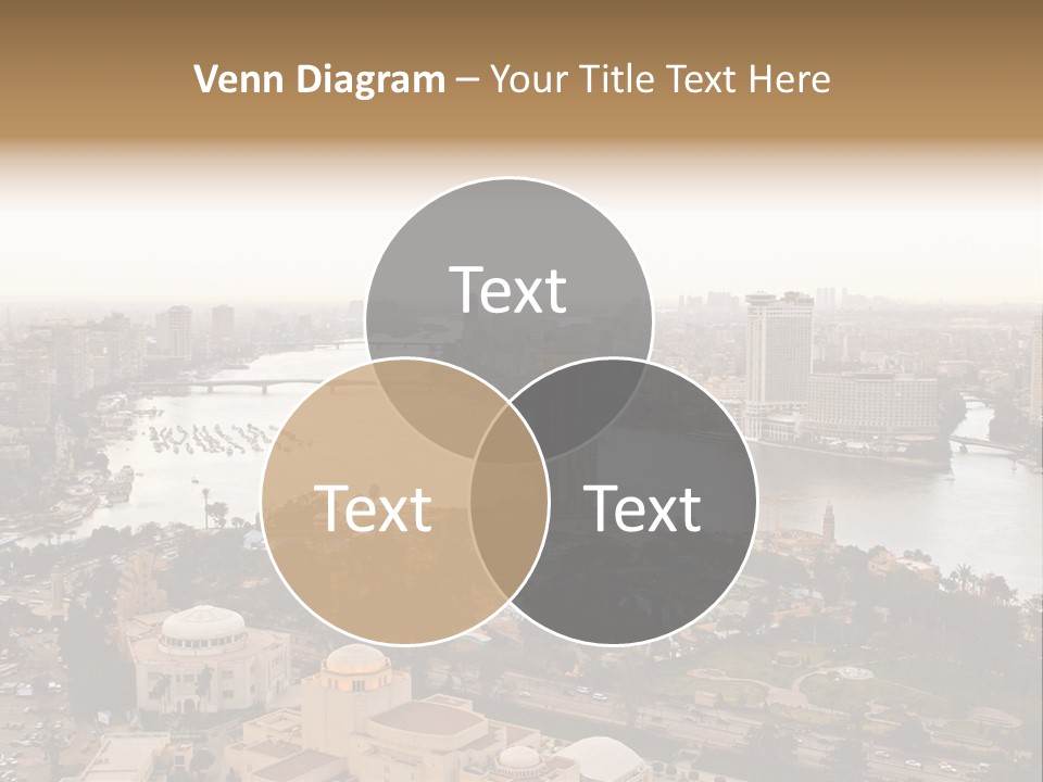 Cityscape Panoramic Town PowerPoint Template