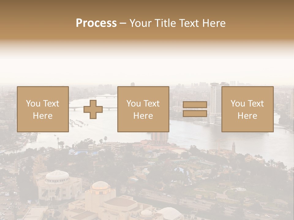 Cityscape Panoramic Town PowerPoint Template
