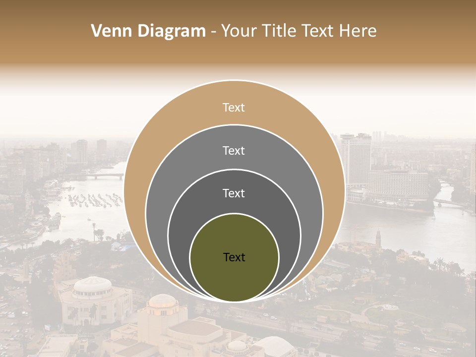 Cityscape Panoramic Town PowerPoint Template