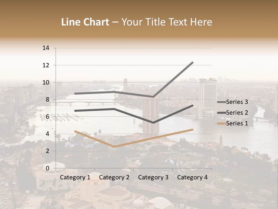 Cityscape Panoramic Town PowerPoint Template