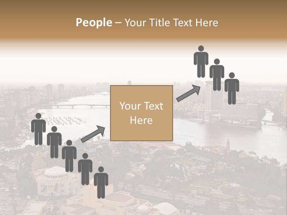 Cityscape Panoramic Town PowerPoint Template