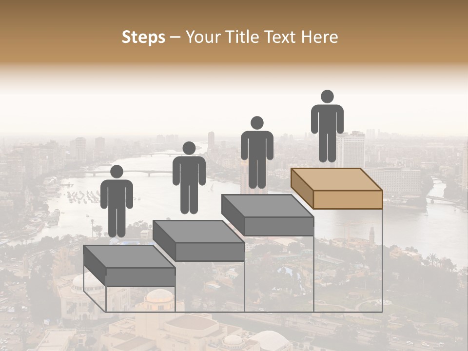 Cityscape Panoramic Town PowerPoint Template