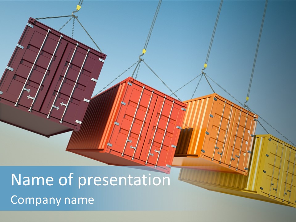 Hover Horizontal Shipping PowerPoint Template