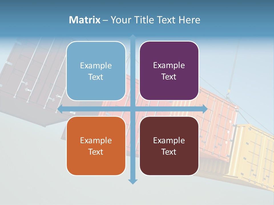 Hover Horizontal Shipping PowerPoint Template
