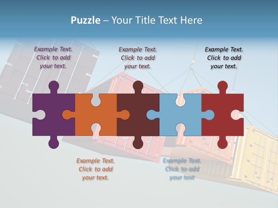 Hover Horizontal Shipping PowerPoint Template