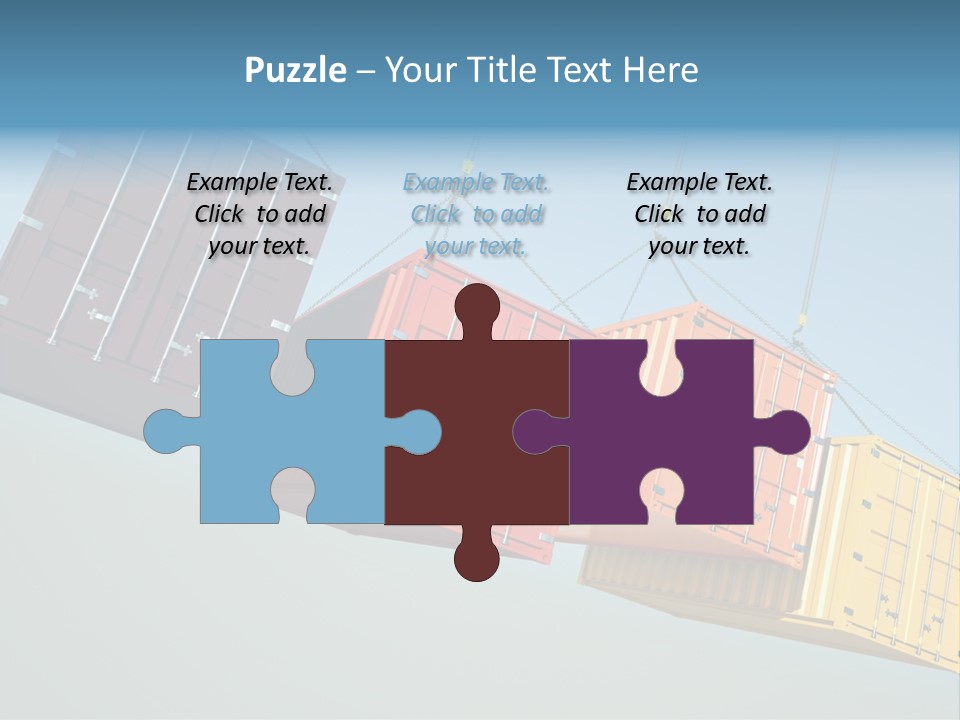 Hover Horizontal Shipping PowerPoint Template