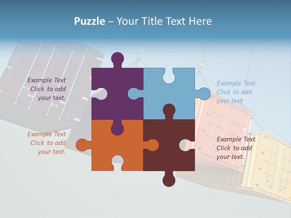 Hover Horizontal Shipping PowerPoint Template