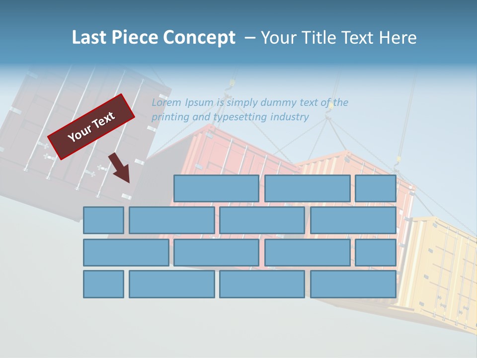 Hover Horizontal Shipping PowerPoint Template