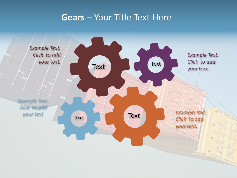 Hover Horizontal Shipping PowerPoint Template