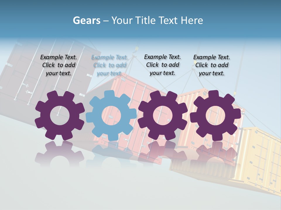 Hover Horizontal Shipping PowerPoint Template