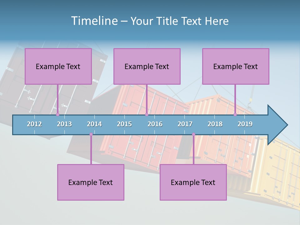 Hover Horizontal Shipping PowerPoint Template