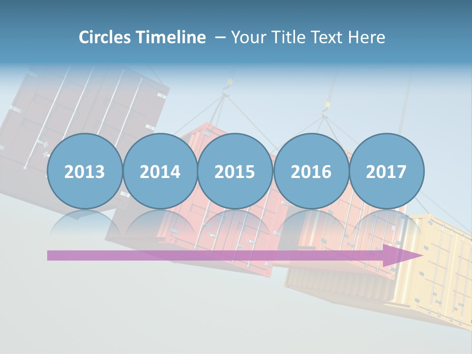 Hover Horizontal Shipping PowerPoint Template