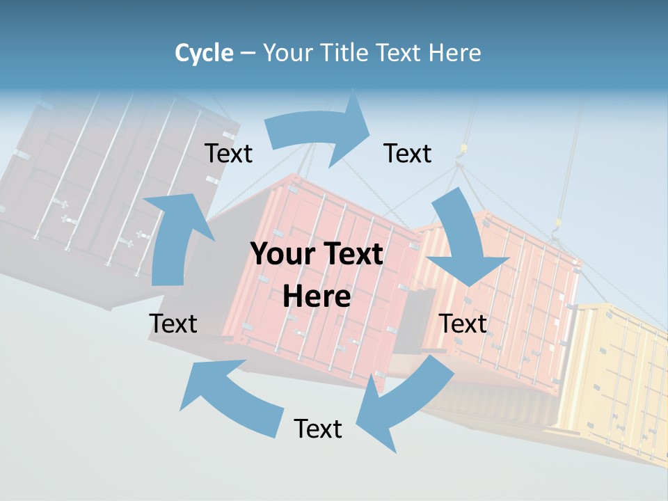 Hover Horizontal Shipping PowerPoint Template