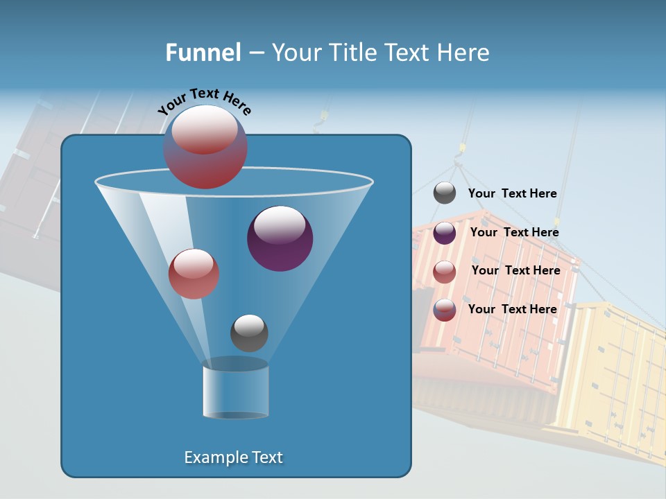 Hover Horizontal Shipping PowerPoint Template