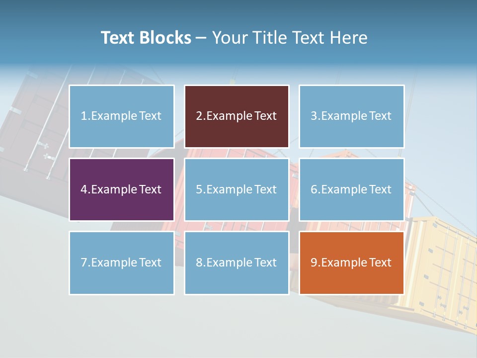 Hover Horizontal Shipping PowerPoint Template