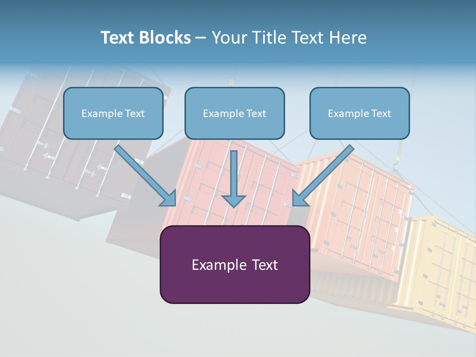 Hover Horizontal Shipping PowerPoint Template