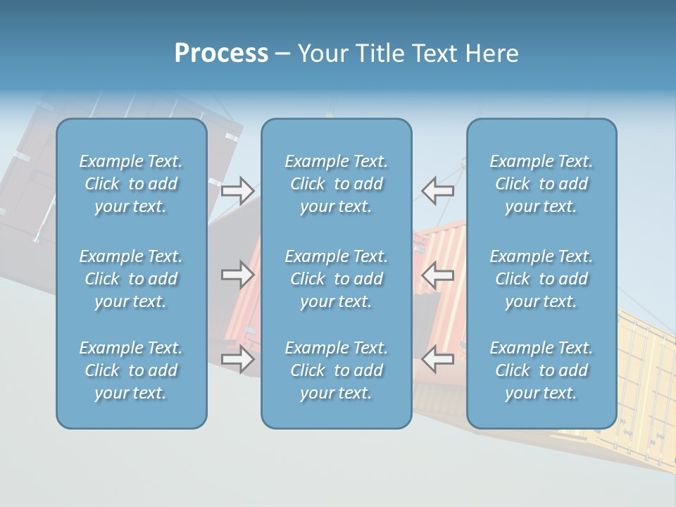 Hover Horizontal Shipping PowerPoint Template