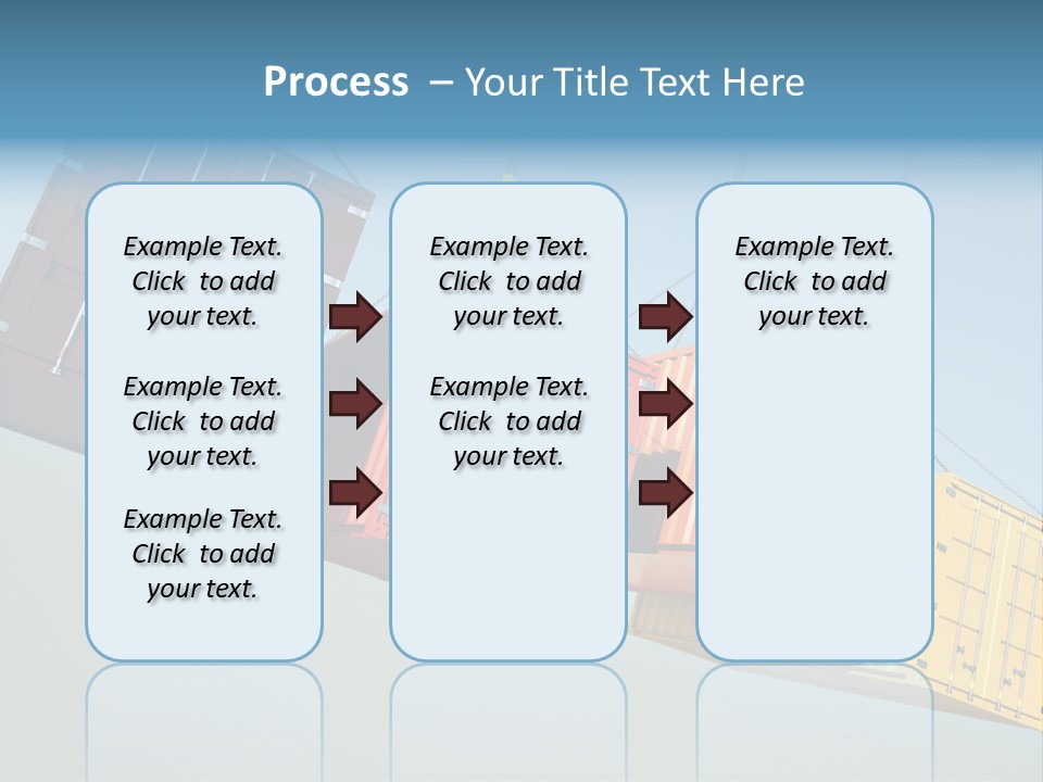 Hover Horizontal Shipping PowerPoint Template