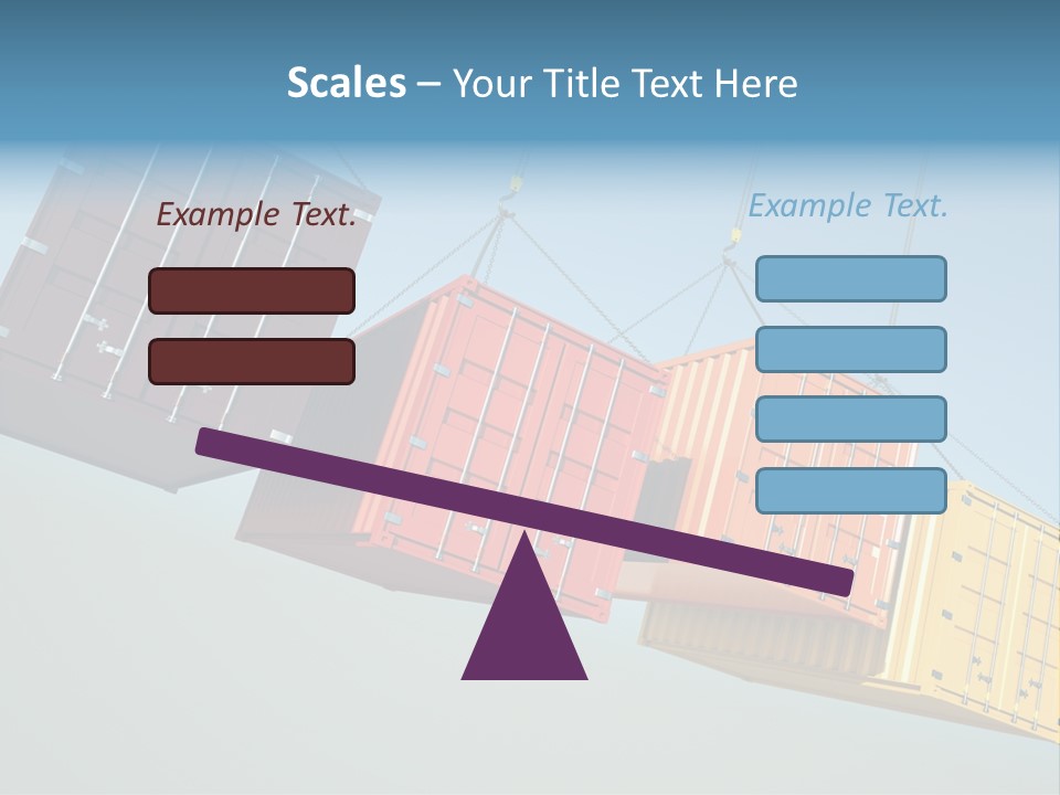 Hover Horizontal Shipping PowerPoint Template