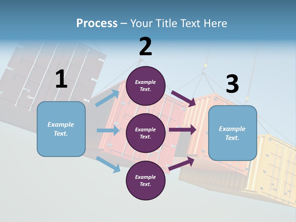 Hover Horizontal Shipping PowerPoint Template