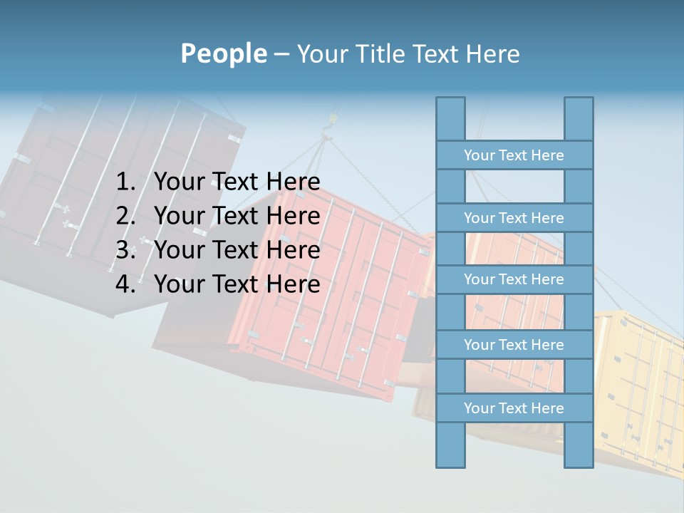 Hover Horizontal Shipping PowerPoint Template