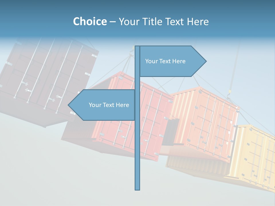 Hover Horizontal Shipping PowerPoint Template