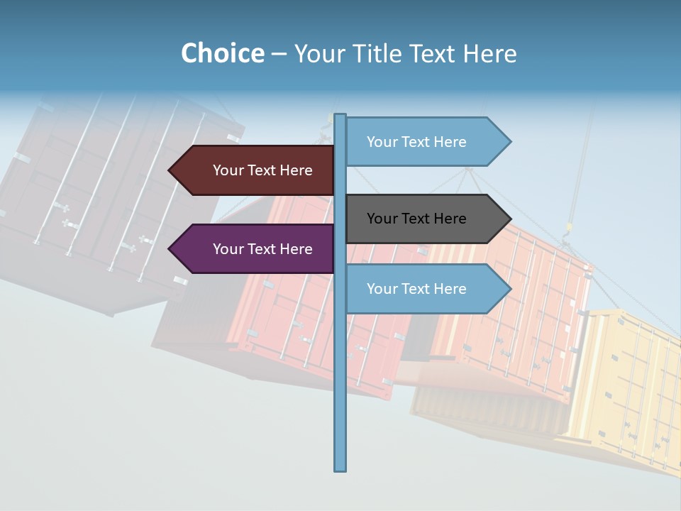 Hover Horizontal Shipping PowerPoint Template