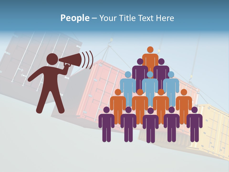 Hover Horizontal Shipping PowerPoint Template