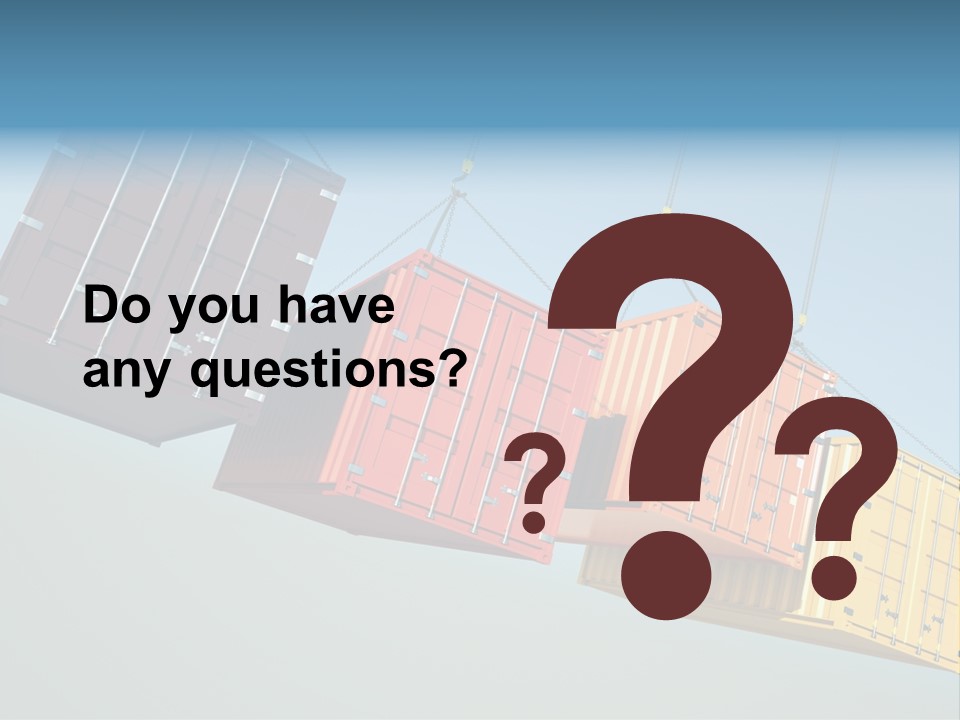 Hover Horizontal Shipping PowerPoint Template