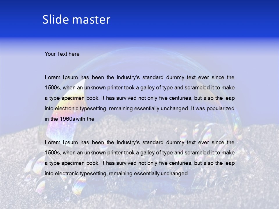 Background Detail Soap PowerPoint Template