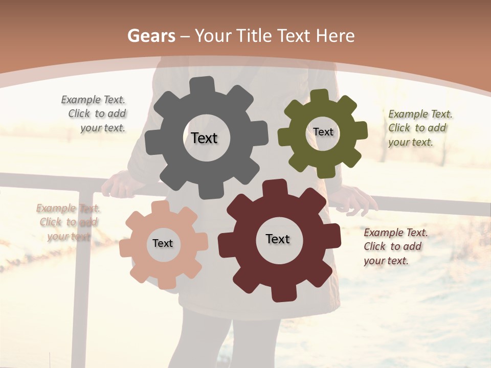 Sunlight Outdoors Tree PowerPoint Template