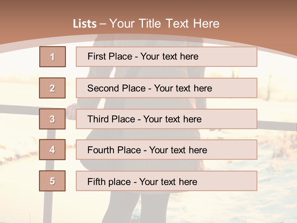 Sunlight Outdoors Tree PowerPoint Template