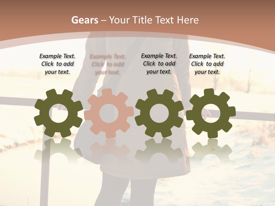 Sunlight Outdoors Tree PowerPoint Template