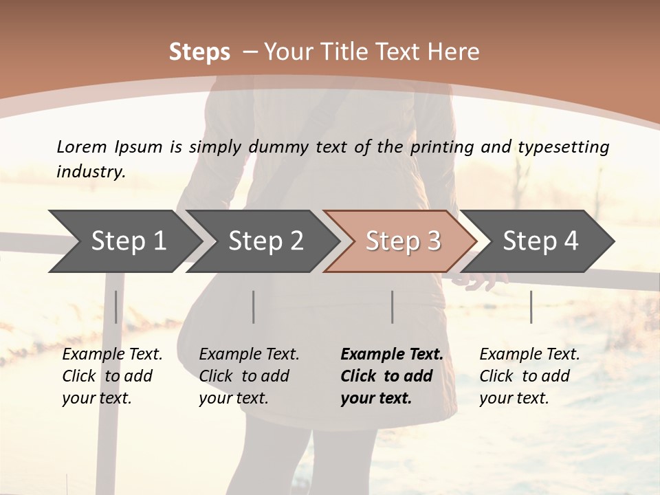 Sunlight Outdoors Tree PowerPoint Template